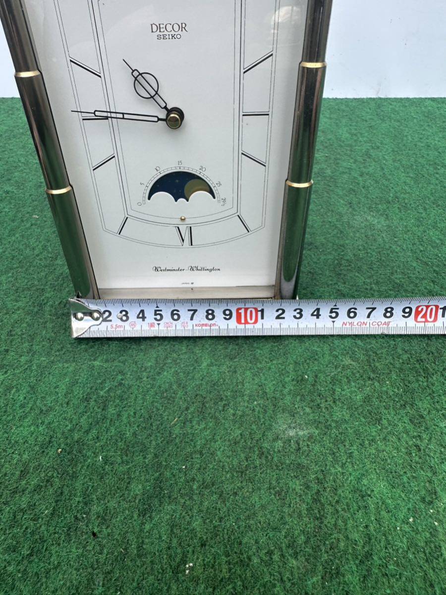 SEIKO セイコー DECOR デコール 置時計 クォーツ Quartz Westminster