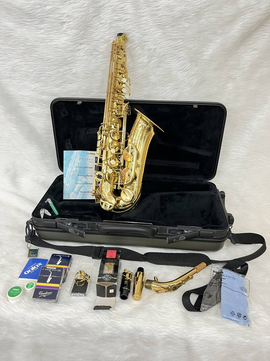 【 美品 !!】YAMAHA ヤマハ アルトサックス YAS-475 専用 ハードケース付 付属品 等 