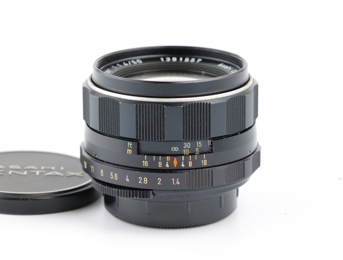 01141cmrk 8枚玉 PENTAX Super-Takumar 50mm F1.4 単焦点 標準レンズ M42マウント