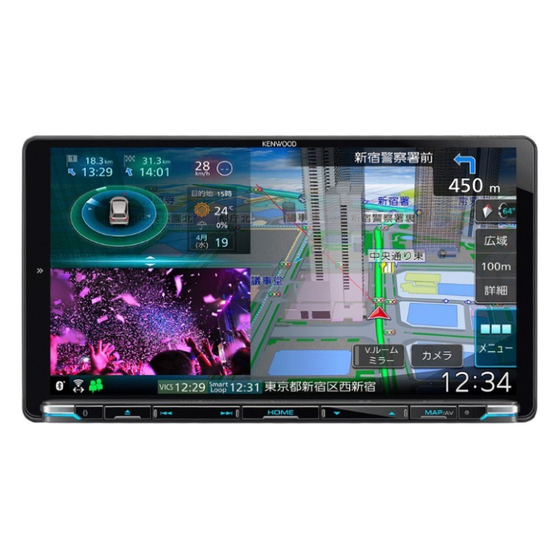 MDV-M910HDL 彩速ナビ KENWOOD [お取り寄せ アウトレット9V型AV