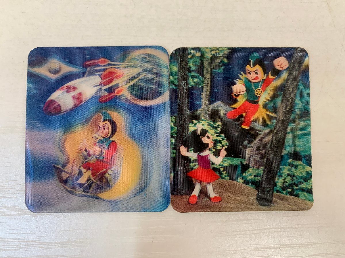 遊星少年パピィ パピィシール ムービースコープ グリコ まとめて34枚】遊星少年パピイ 鉄人28号 ステレオスコープ ムービー