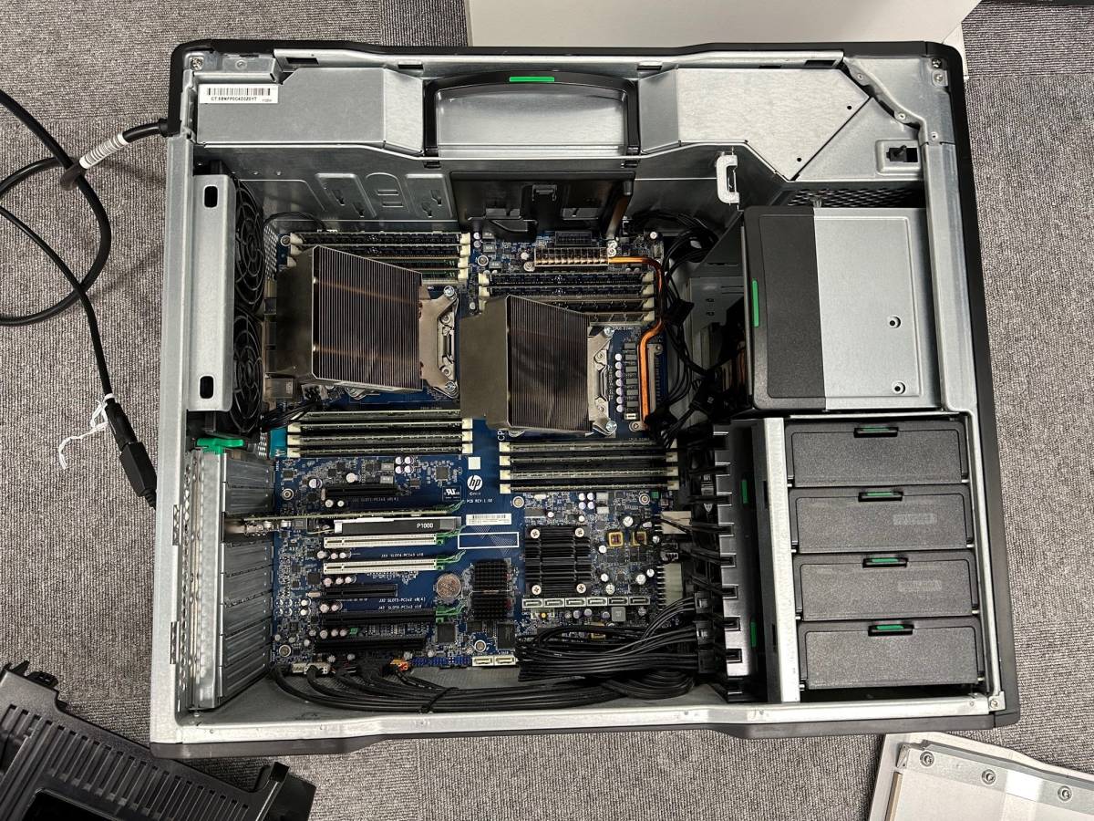 1】HP Z820 WorkStation ワークステーション Win10Pro Xeon E5-2680×2