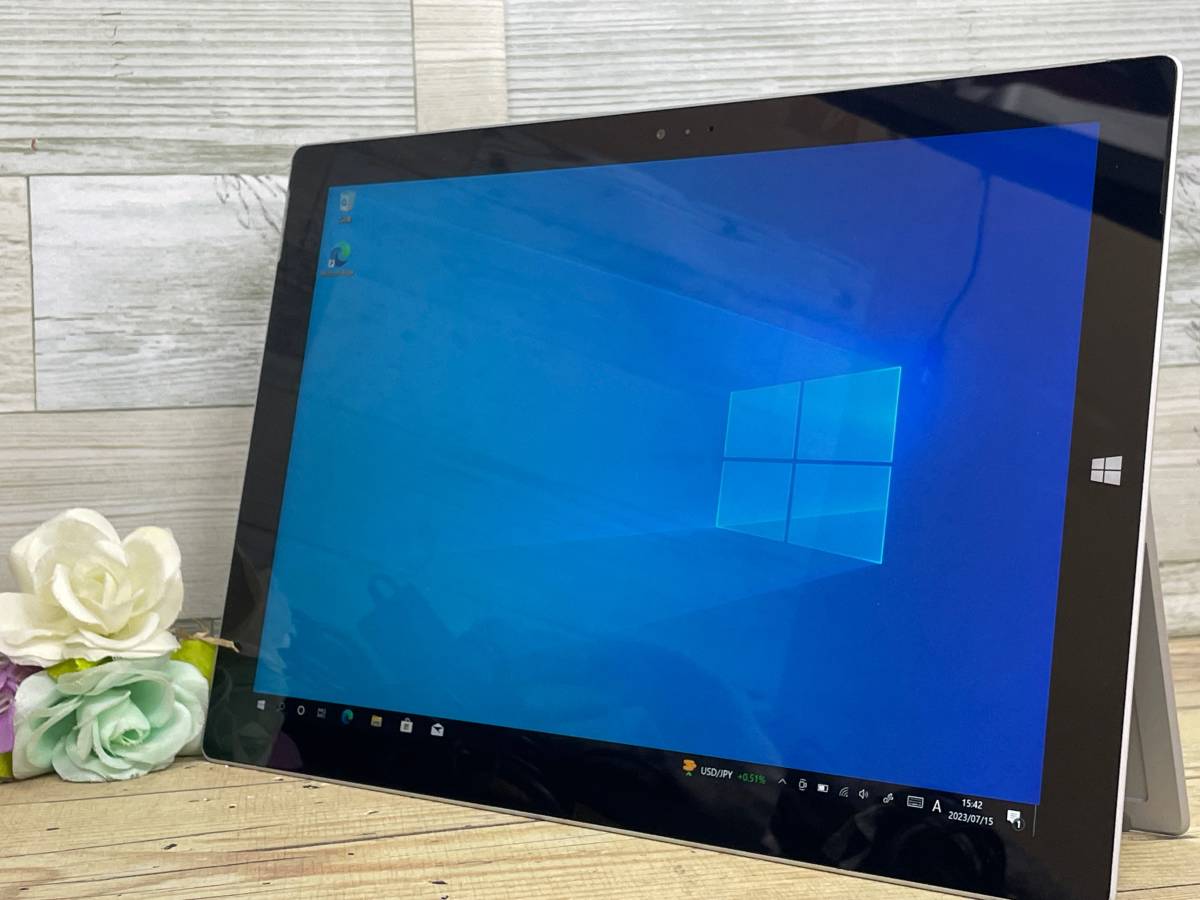☆良品 Surface Pro 3[Core i5(4300U)1.9Ghz/RAM:4GB/SSD:128GB/12インチ]Windows10 タブレットPC 動作品 Pro Surface Microsoft SSD128GB i5(4300U)1.9Ghz&frasl;RAM:8GB&frasl;SSD:256GB 3□i5-4300U&frasl;4G&frasl;SSD128&frasl;無線&frasl;タブレット