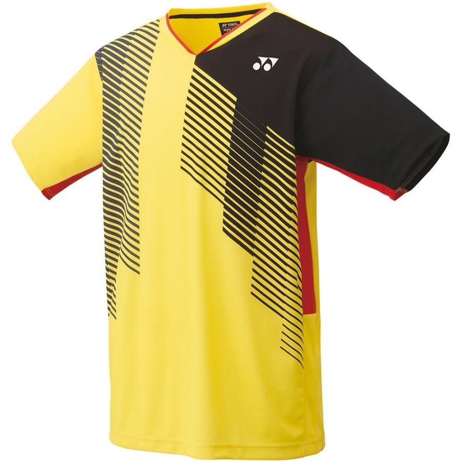 YONEX ヨネックス日本代表オフィシャルイエローウェア ヨネックスYONEX ゲームシャツ 10430 ライトイエロー XO US4
