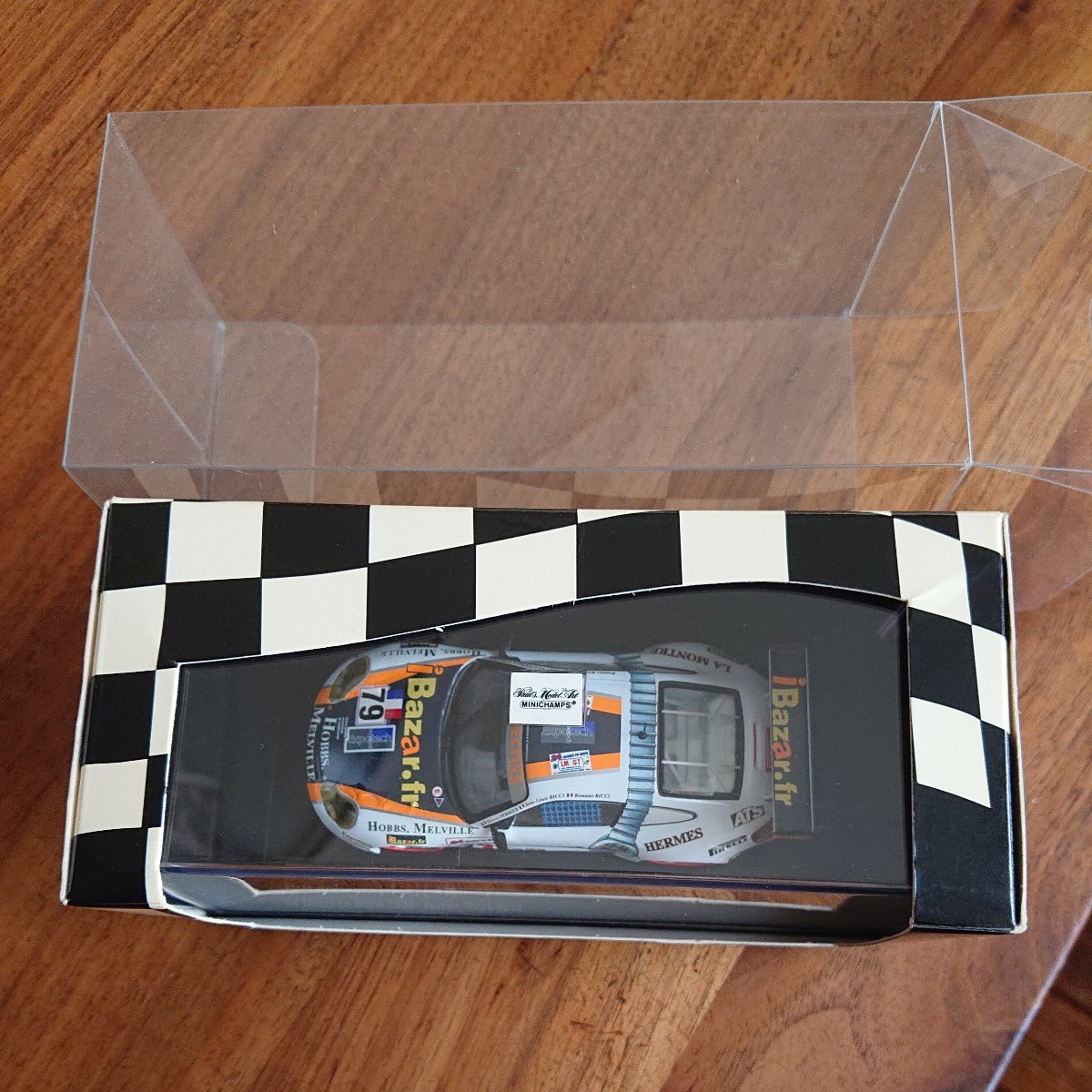 MODELLINO PORSCHE 911 GT3 RS TEAM PERSPECTIVE RACING 24H LE MANS 2004
