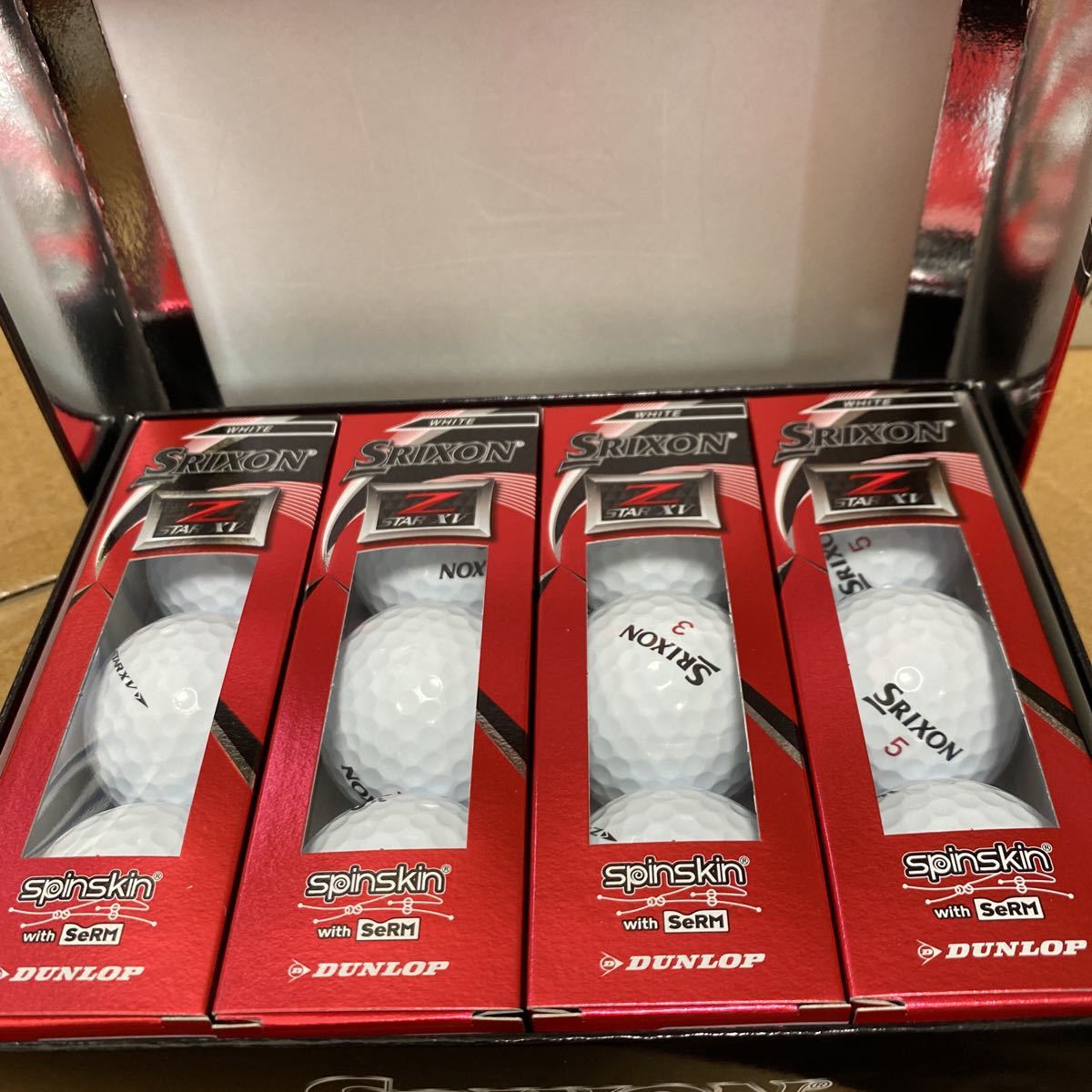 Srixon Z STAR XV ホワイト 3ダースプラス6球 スリクソン Z-STAR XV