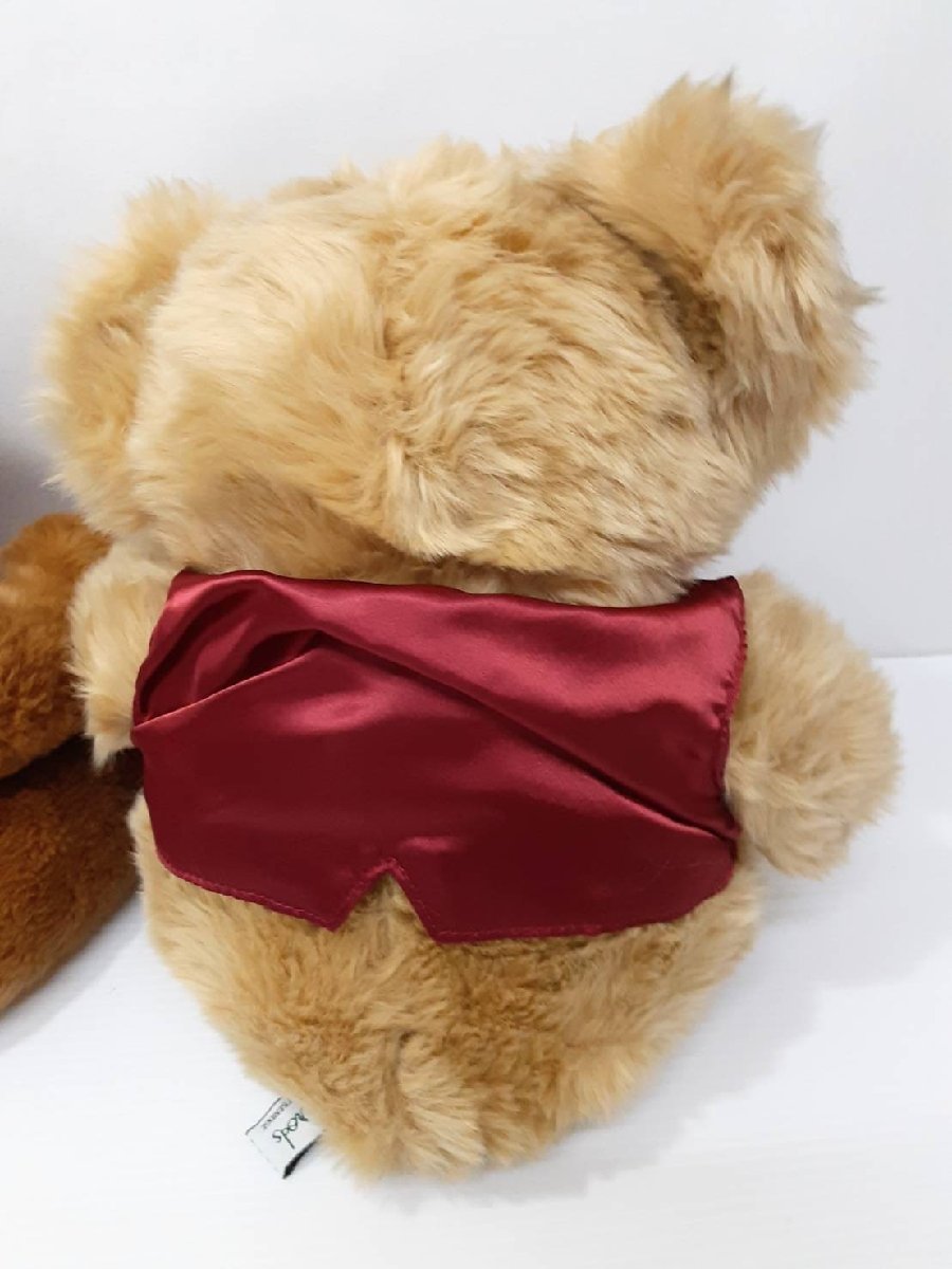 ☆タグ付き美品☆ 1円～ Harrods ハロッズ テディベア 2体セット