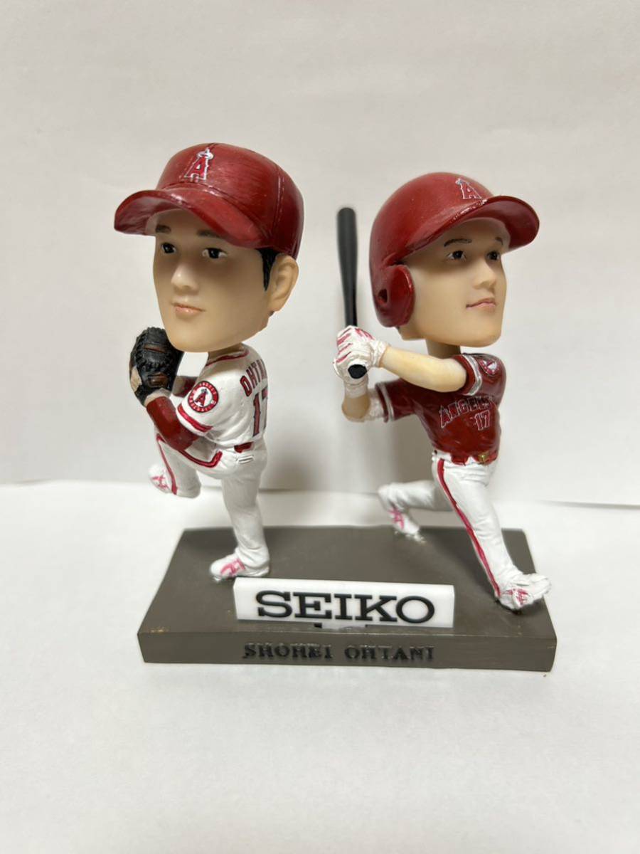 大谷翔平選手 二刀流ボブルヘッド フィギュア SEIKO エンゼルス セイコー SEIKO大谷翔平さんボブルヘッドエンジェルス