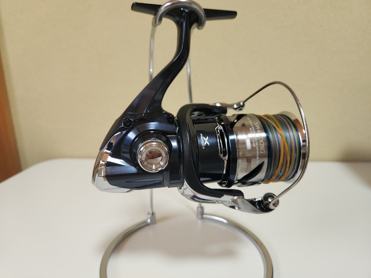 1円スタート 使用少 シマノ 21 ツインパワー SW 4000XG 1.5号オマケ付 