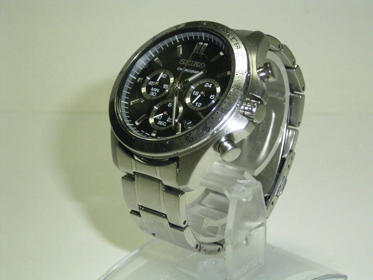 お得，2026 SEIKO腕時計 セイコースピッツ 銀&times;黒文字盤 SBTR013 8T63 デイトナ似 メンズ クロノ ストップウオッチ0.2秒60分計 腕周り16cm(その他)｜売買されたオークション情報、yahooの商品情報をアーカイ その他