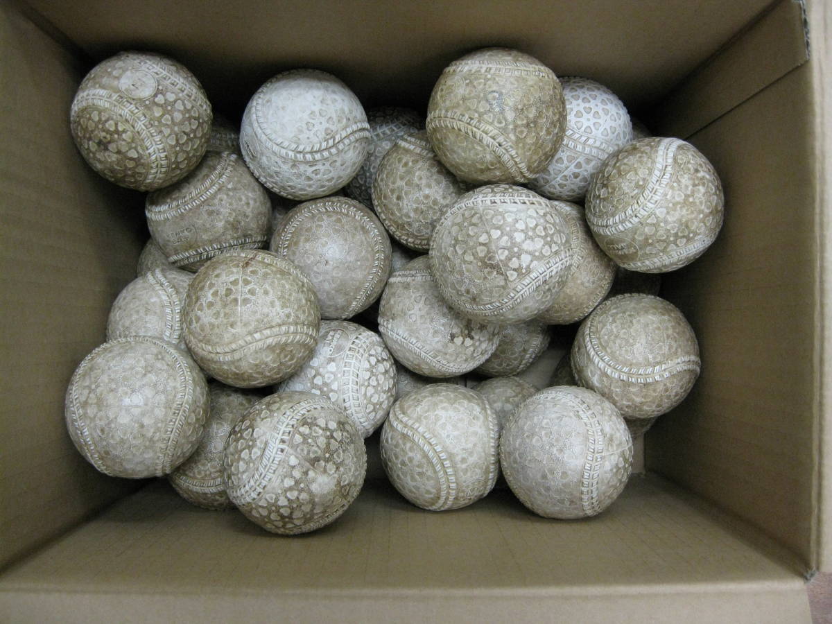 野球 軟式ボール M球 中古 24個 KENKO軟式野球ボール M号公認球 中古35球（数球他のメーカー）