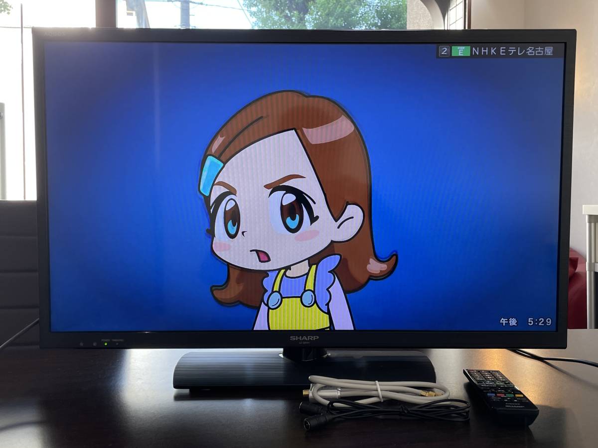☆【32型 液晶カラーテレビ B-CASカード リモコン 他 付属】SHARP