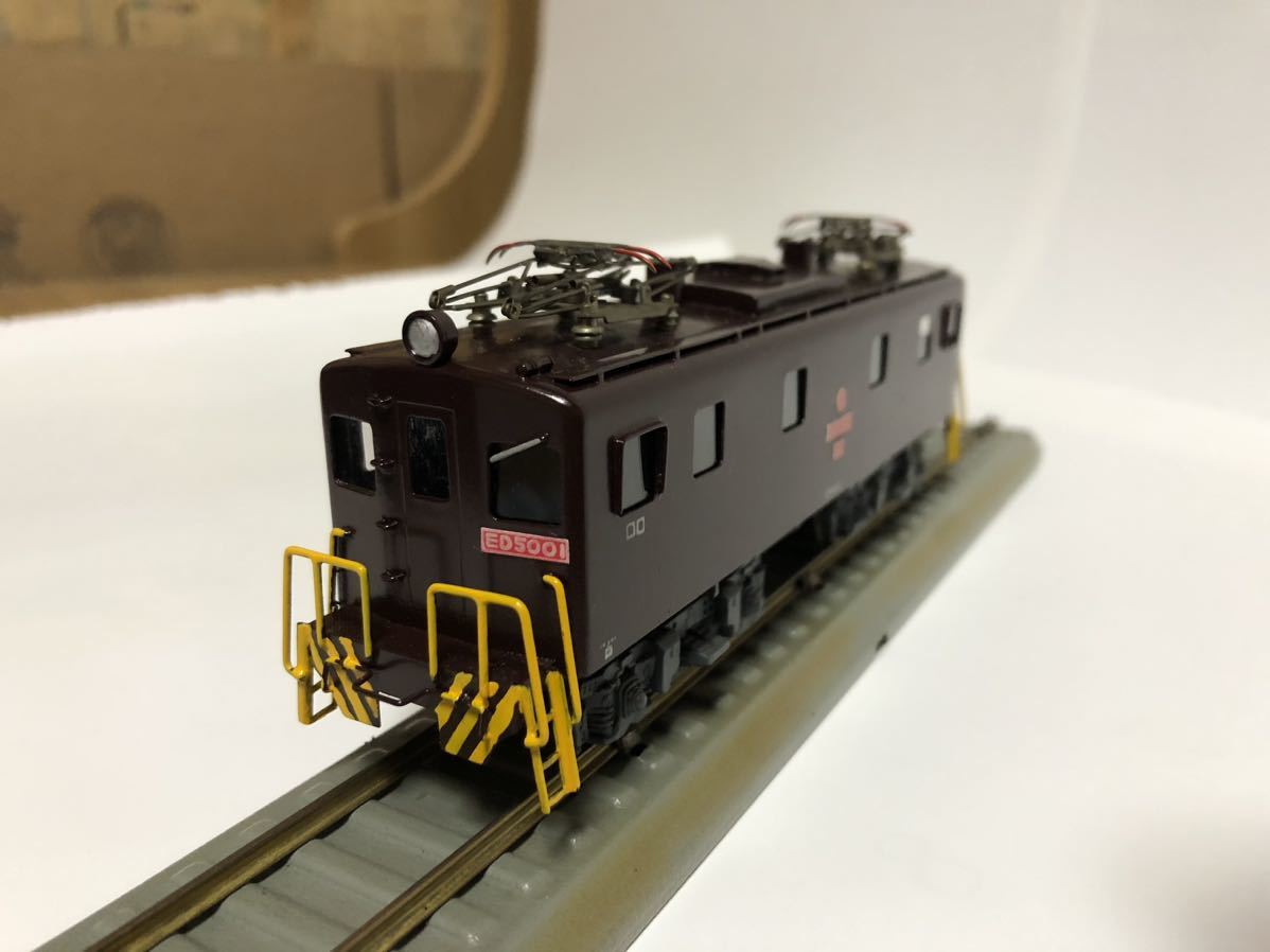 1円スタート 鬼珍品 ロコモデル製 東武鉄道ED5001型電気機関車の入札