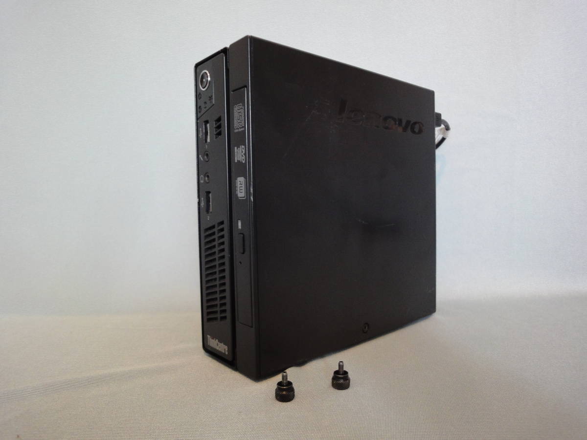 小型PC　LENOVO ThinkCentre M72e Tiny Core i5-3470T 2.9GHz / メモリ6GB / SSD 120GB / DVDマルチ / Win10Pro64 / ACアダプタ付属