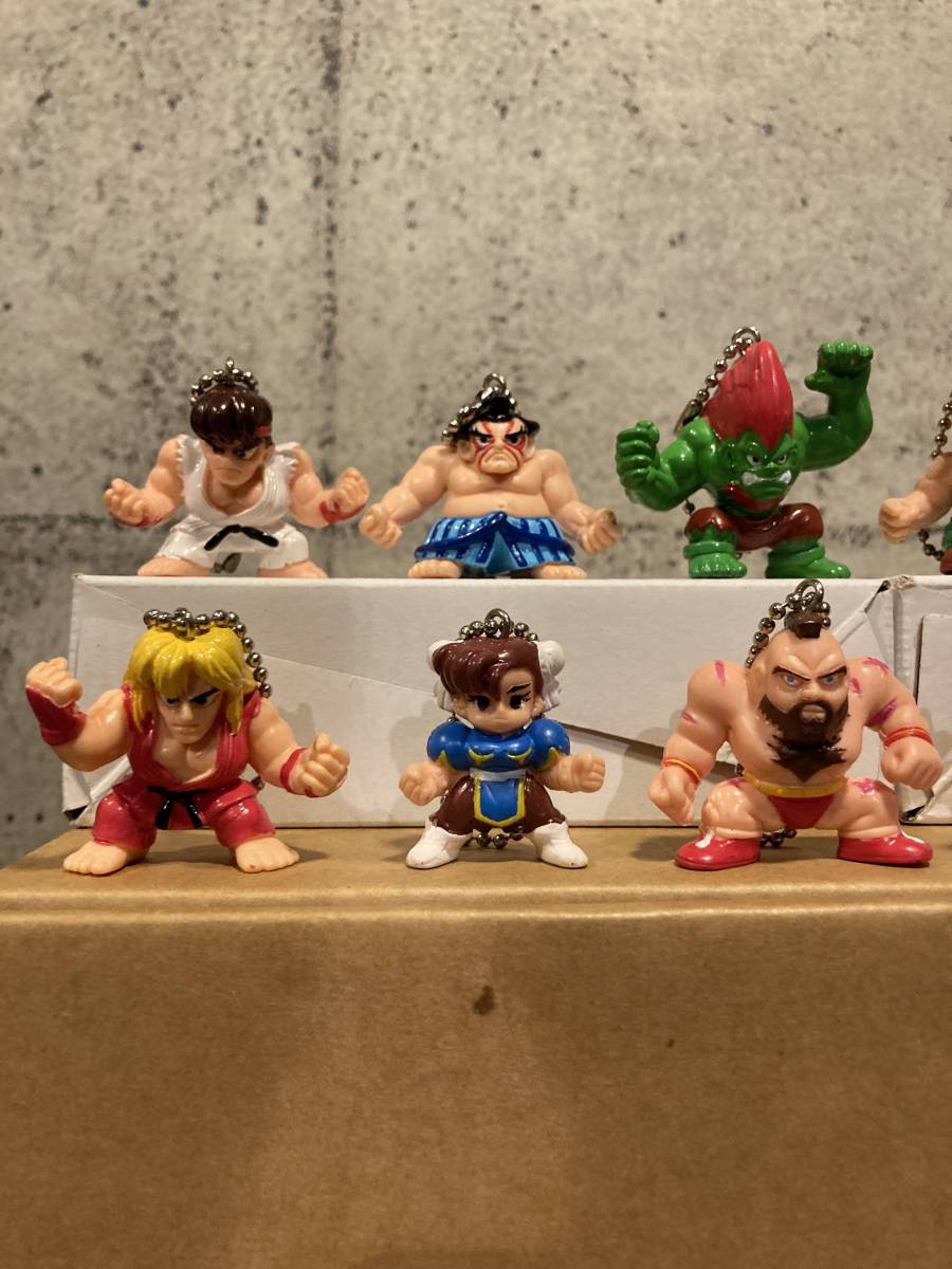 当時物 ストリートファイターⅡ スト2 フィギュア キーホルダー 12体