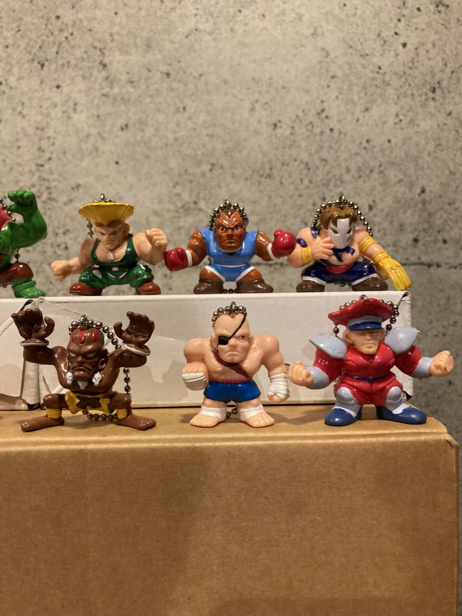 当時物 ストリートファイターⅡ スト2 フィギュア キーホルダー 12体