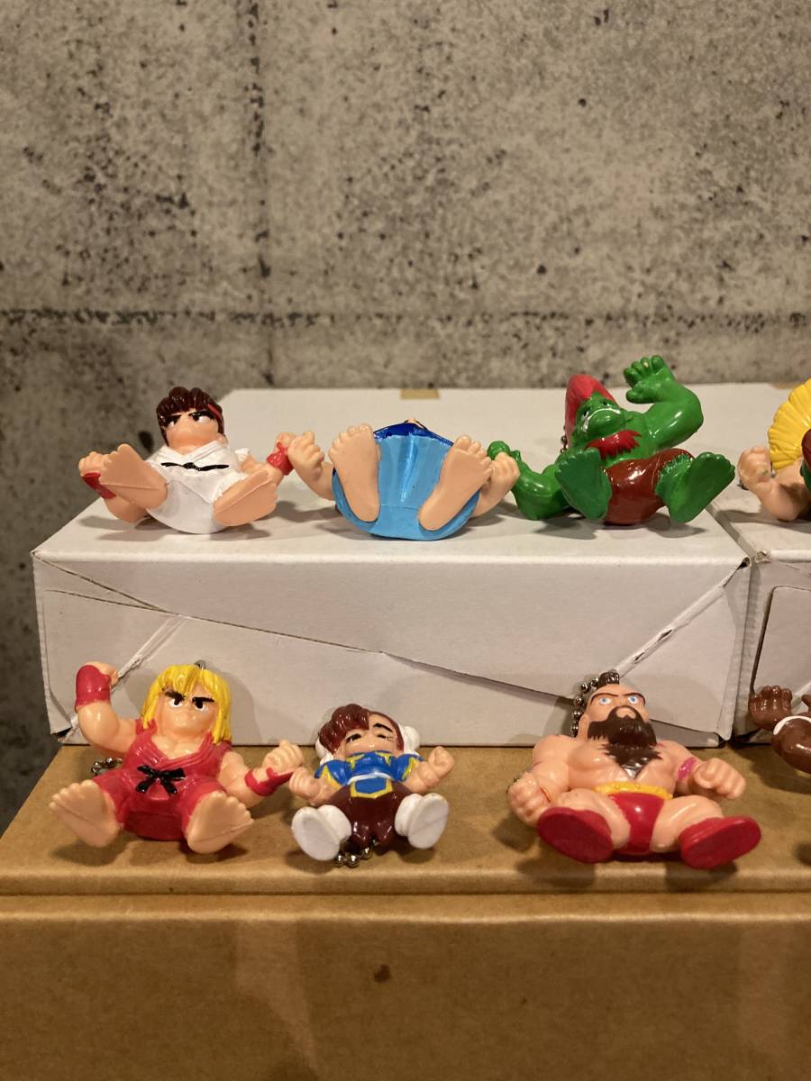 当時物 ストリートファイターⅡ スト2 フィギュア キーホルダー 12体