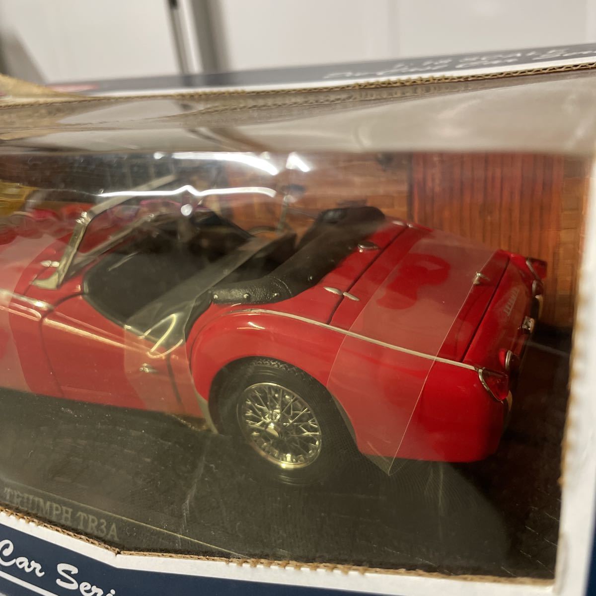 KYOSHO 京商 1/18 TRIUMPH TR3A トライアンフ TR3A レッド Die-Cast