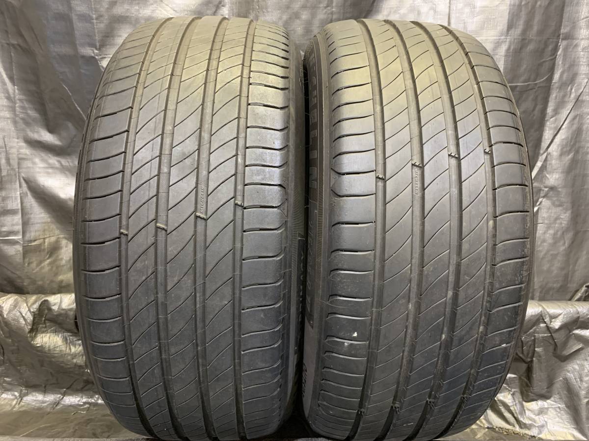 バリ溝 ミシュラン 215/55R17 e-PRIMACY 2本セット 中古タイヤ 2021年 