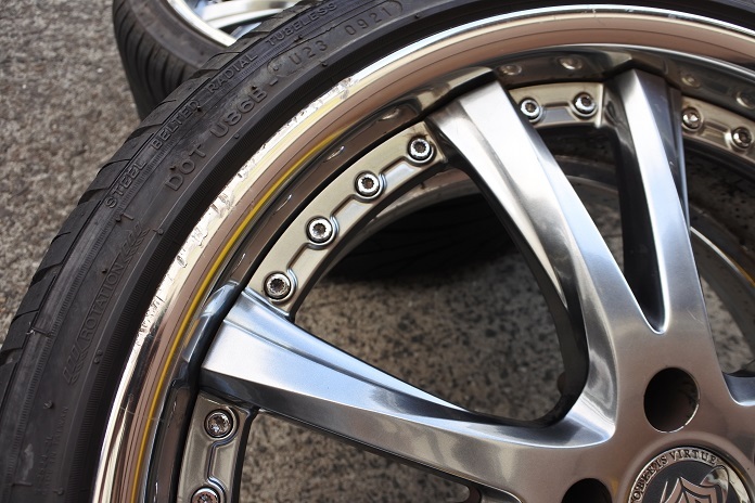 売切り 1スタ 深リム SSR ヴィエナ メリージア 5H-112 F/8.5J+40 R/9.5 