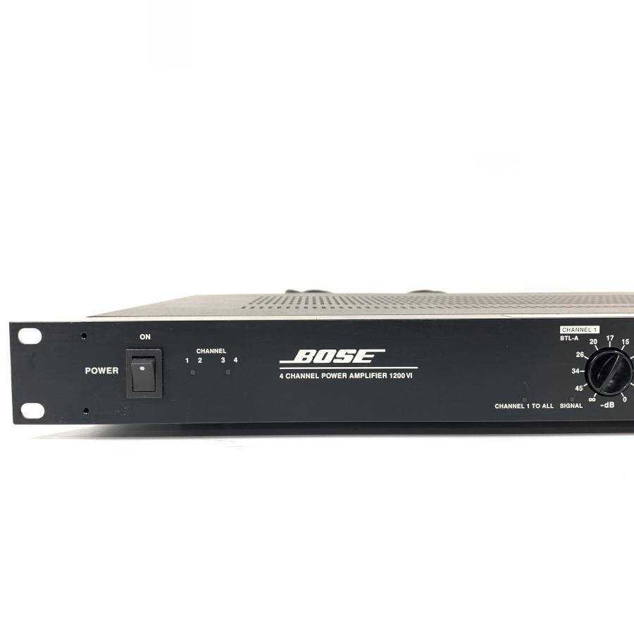 定価 通販 BOSE ボーズ 1200Ⅵ 4チャンネルパワーアンプ 定格出力30W