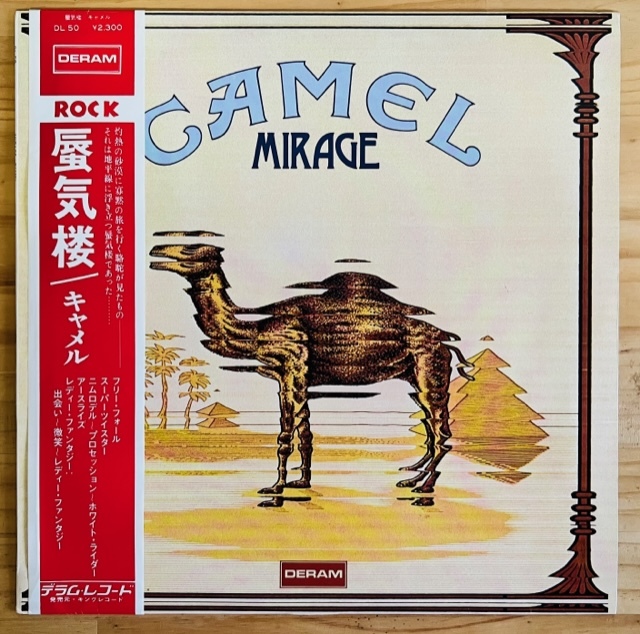LP□ROCK//PROG/CAMEL/MIRAGE/DERAM DL 50/国内74年ORIG 初回 RED OBI