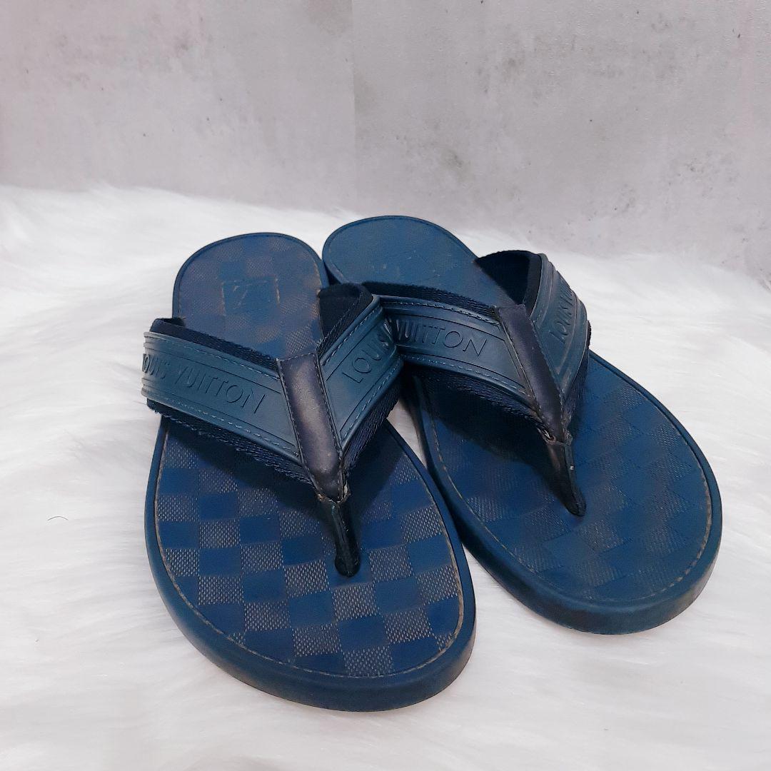 1円～【夏の訪れ】ルイヴィトン Louis Vuitton ダミエ ビーチサンダル