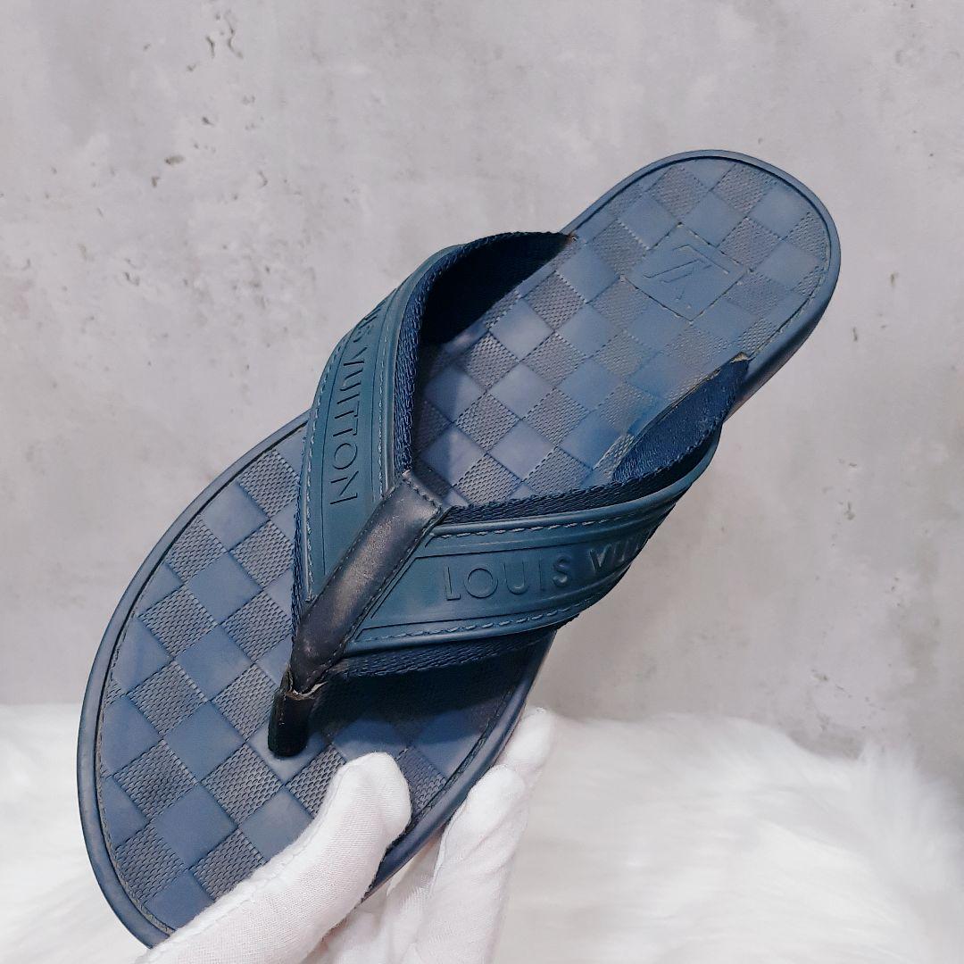 1円～【夏の訪れ】ルイヴィトン Louis Vuitton ダミエ ビーチサンダル