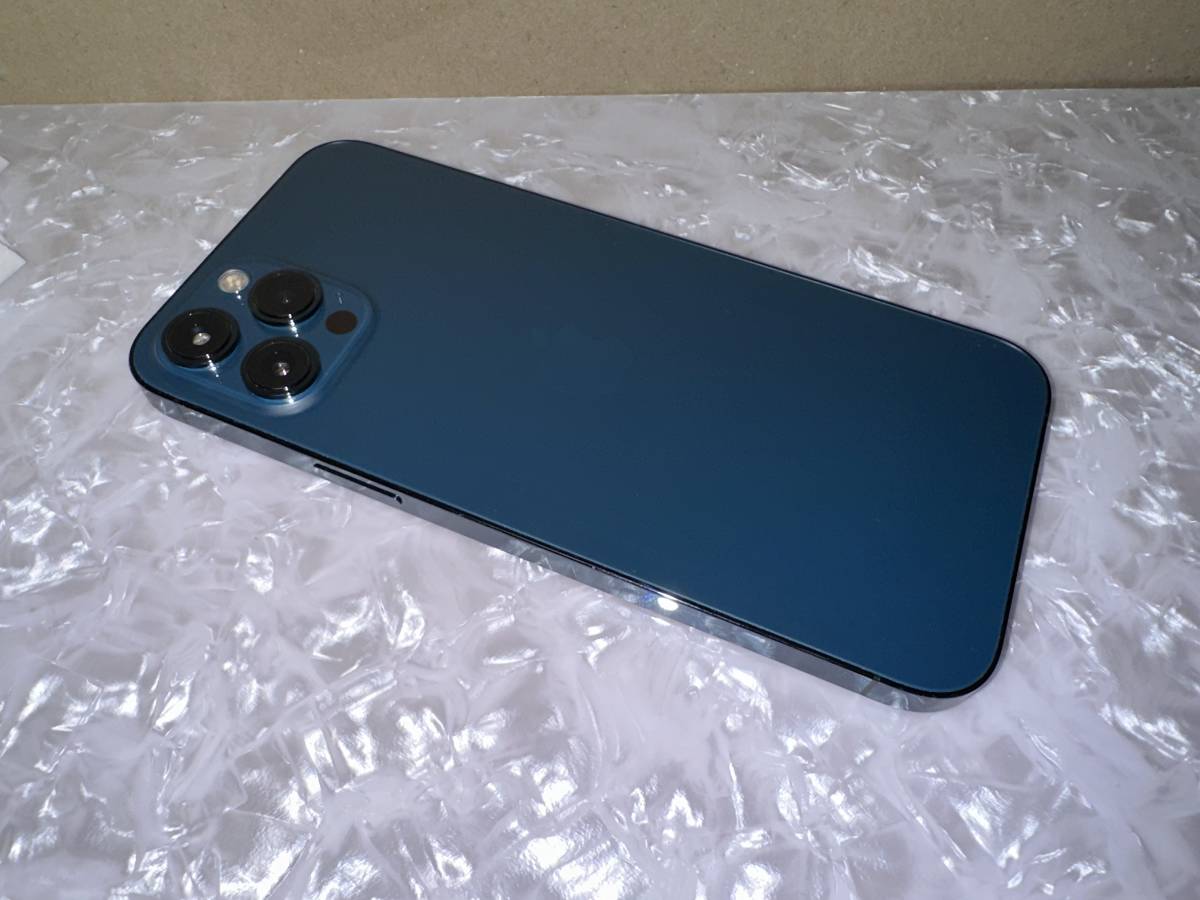 送料無料 iPhone 12 Pro Max 128 GB パシフィックブルー SIMフリー