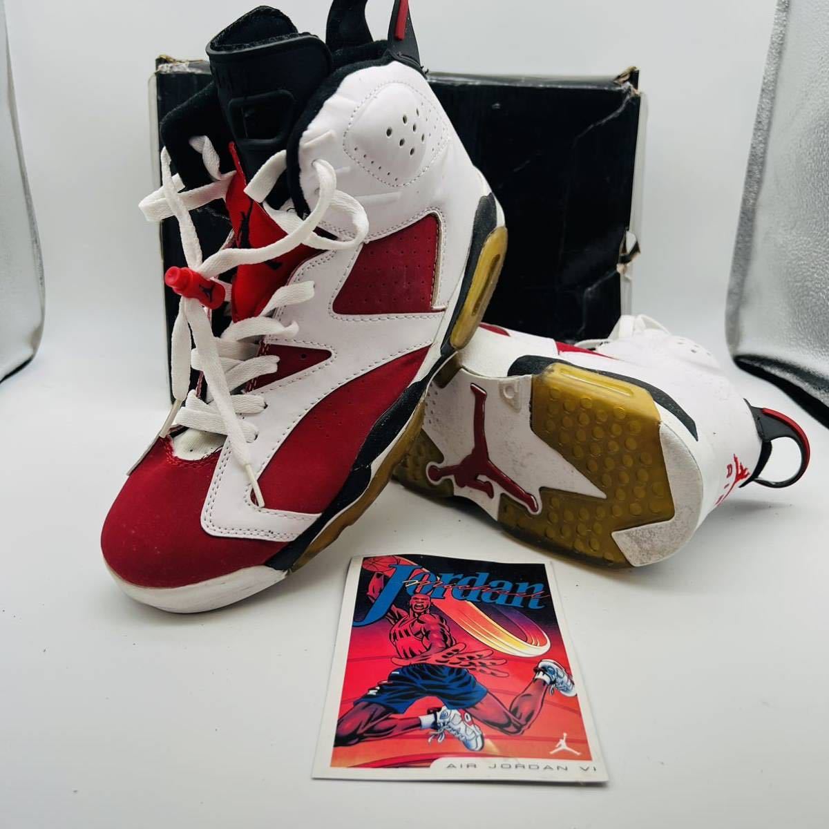 AIR JORDAN 6 RETRO NIKE ナイキ エアジョーダン6 レトロ CARMINE カーマイン