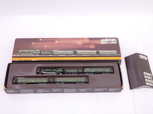 marklin/メルクリン 鉄道模型 Zゲージ バイエルン 特急列車セット mini-club 8102 説明書・元箱付 ミニクラブ § 6B13F-2