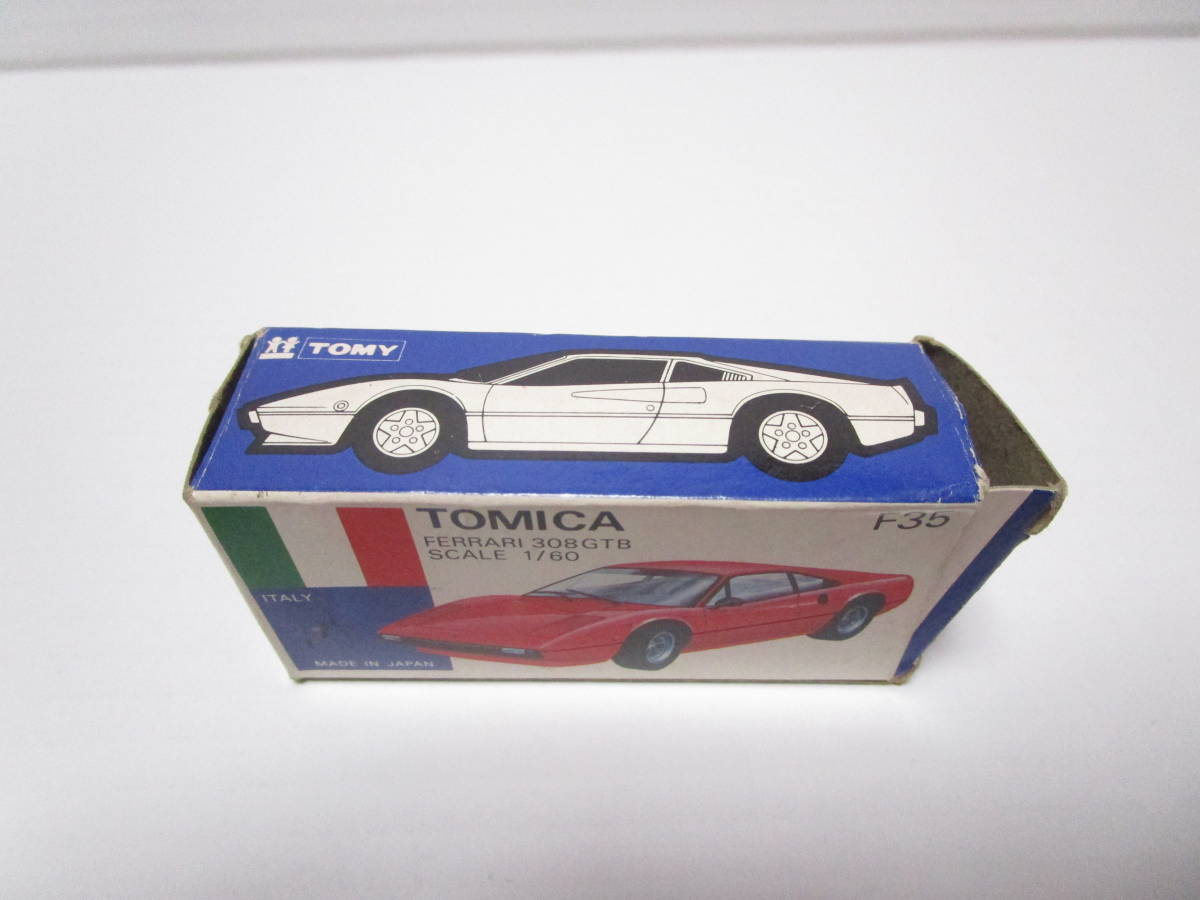 青箱トミカ NO.F35 フェラーリ308GTB 日本製 レッド(乗用車)｜売買され 