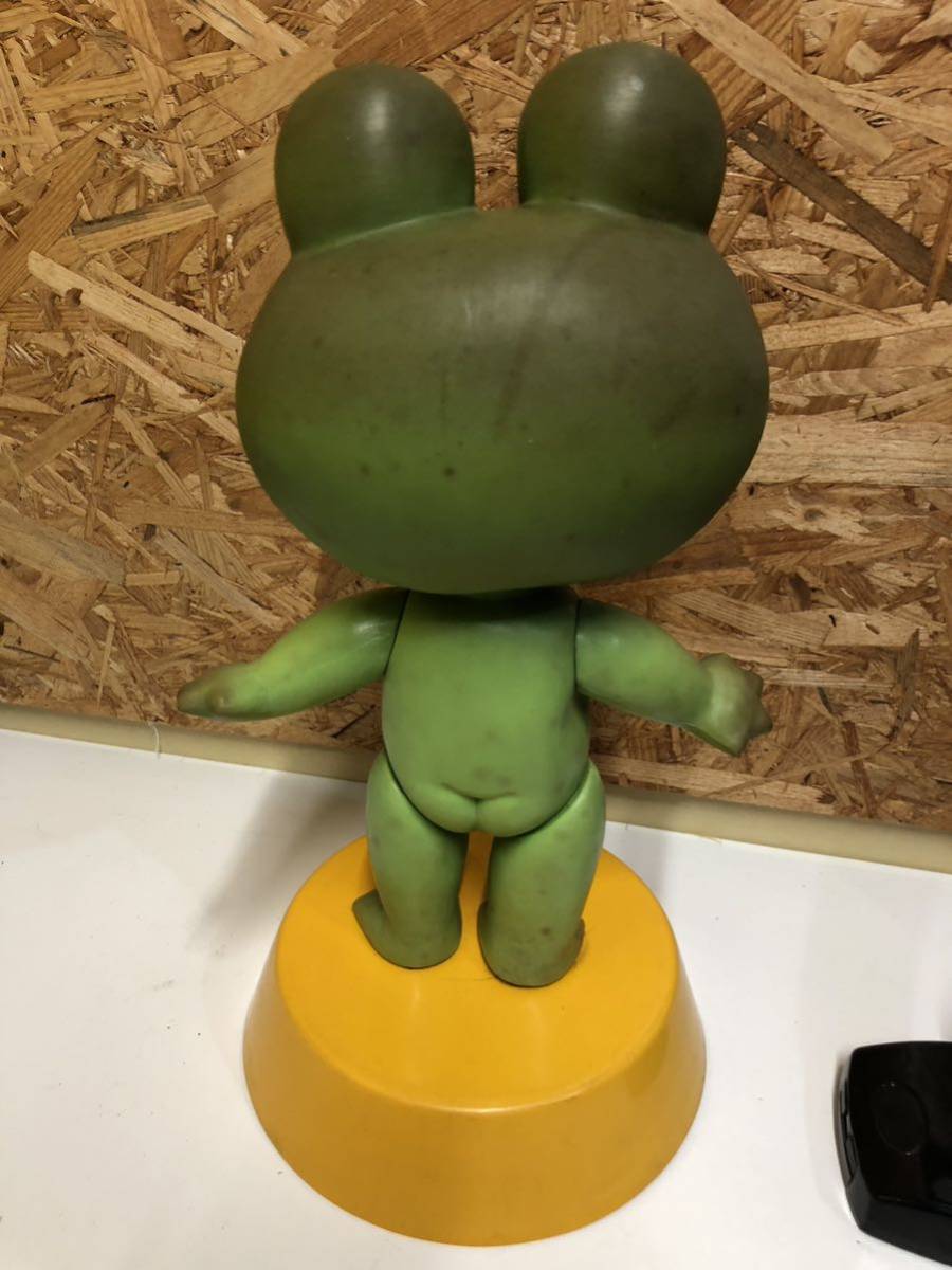 現状品】昭和レトロ コルゲンコーワ ケロちゃん 首振り カエル 当時物