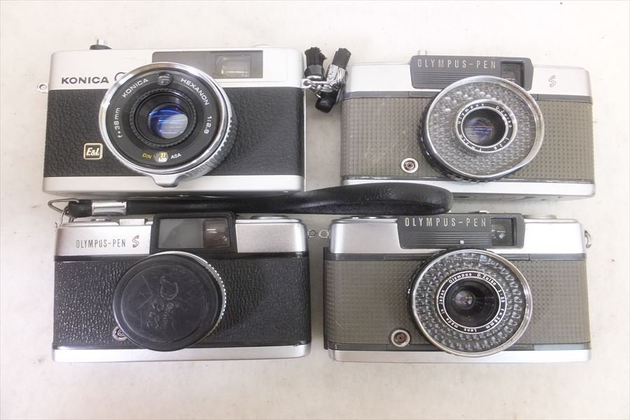 ▽まとめて出品 ハーフカメラ 20台 メーカー様々 フィルムカメラ 中古