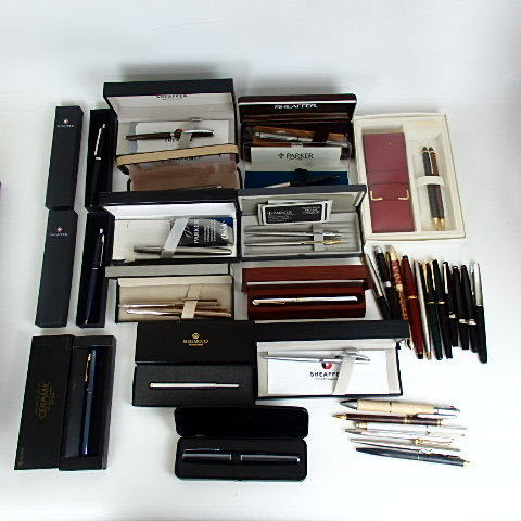 1円スタート MONTBLANG モンブラン PARKER パーカー SHEAFFER 他 18K 21K 万年筆 ボールペン まとめ 1232