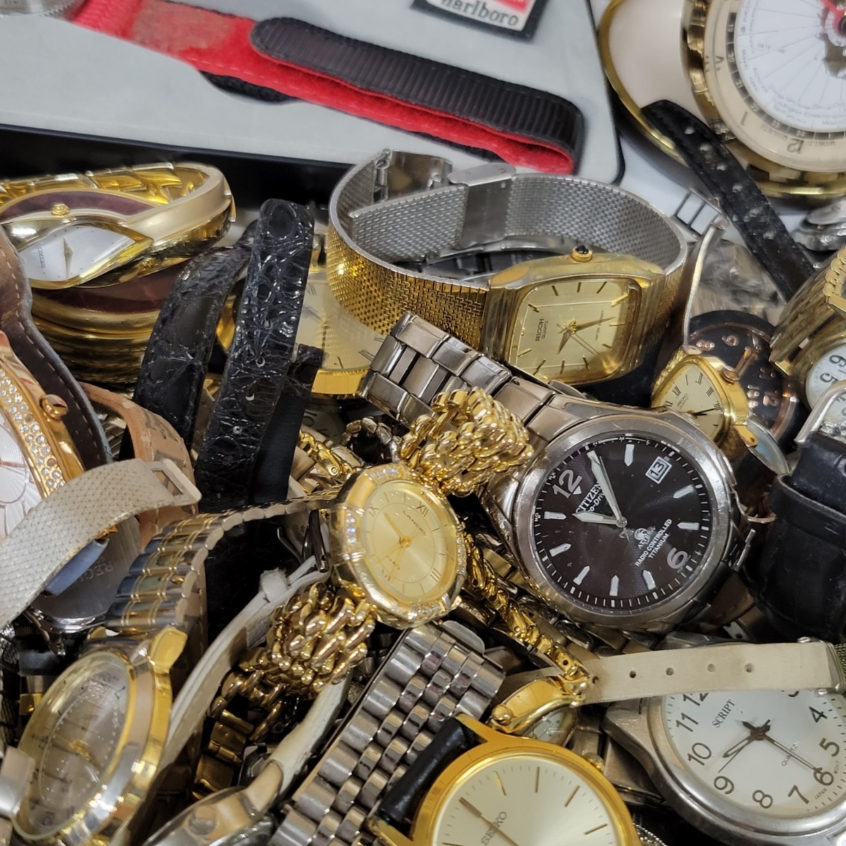 1円~【140点】時計 まとめ売り TISSOT Swatch CYMA SEIKO CASIO 