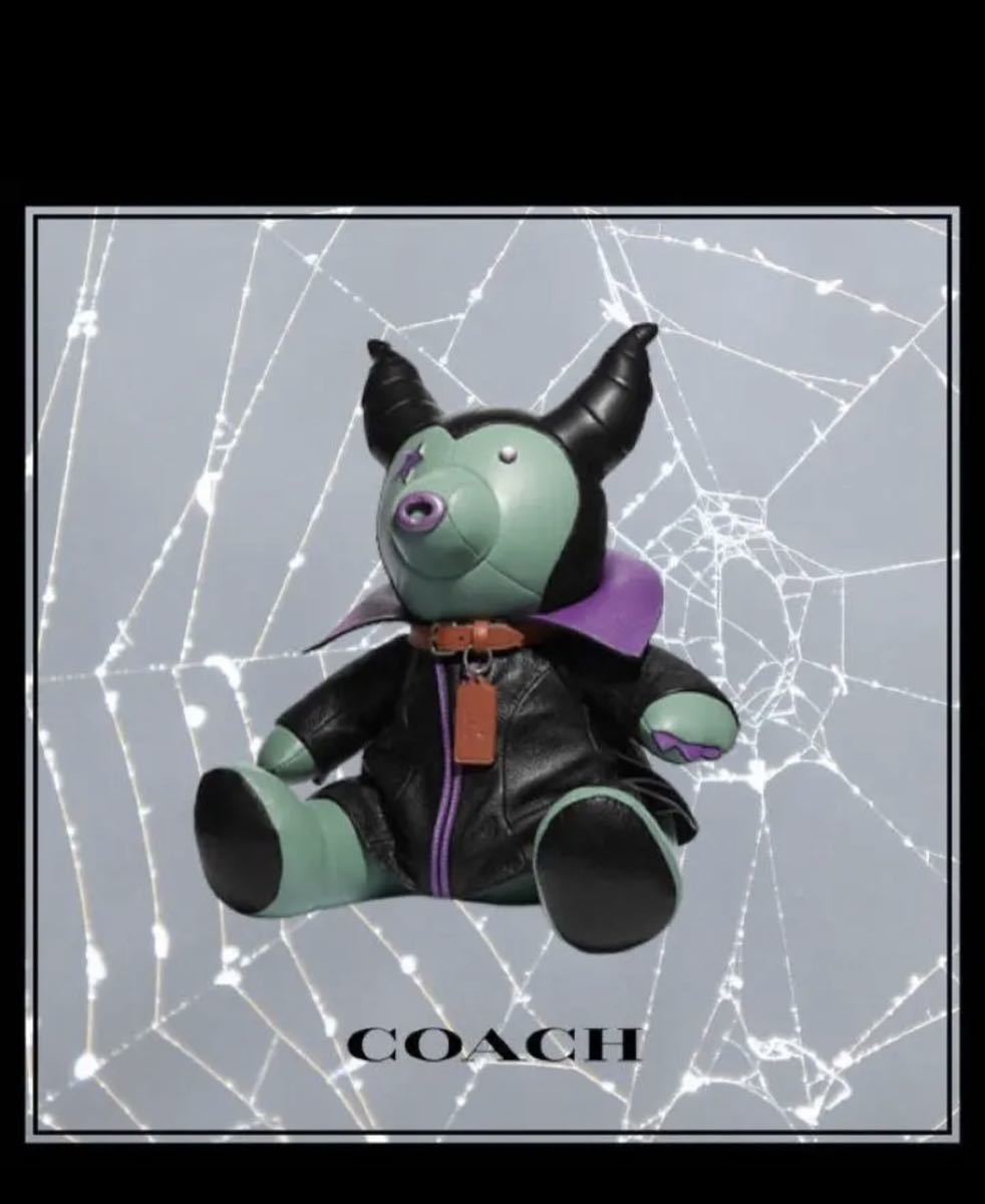 2022レアDISNEY 2022レアDISNEY X COACH101 マレフィセント ベア COACH