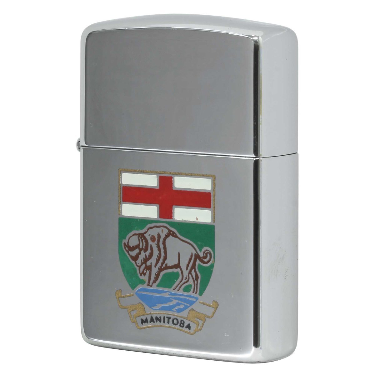 最安値，正規品 絶版/ヴィンテージ Zippo ジッポー 1992年製造カナダ製造 州の紋章シリーズ MANITOBA マニトバ州 鏡面 レギュラー N(Zippo)｜売買されたオークション情報、yahooの商品情報をアーカイブ公開 - オーク Zippo