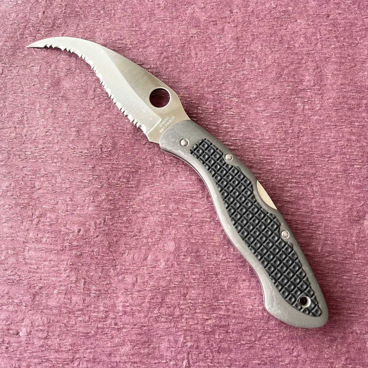 SPYDERCO CIVILIAN TUFRAM GIN-1 STAINLESS スパイダルコ シビリアン 