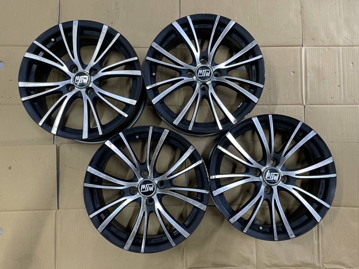 売り切り】ロードスター(ND5RC)対応サイズ OZ RACING MSW 20/4 16 