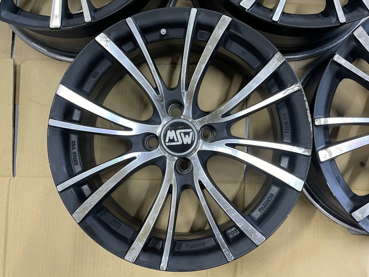 売り切り】ロードスター(ND5RC)対応サイズ OZ RACING MSW 20/4 16 