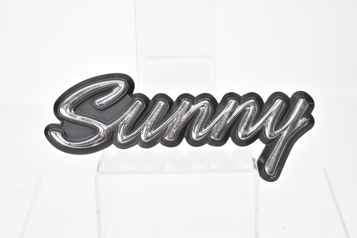 DATSUN SUNNY 純正 エンブレム 98811-H6500 約16cm ダットサン サニー 
