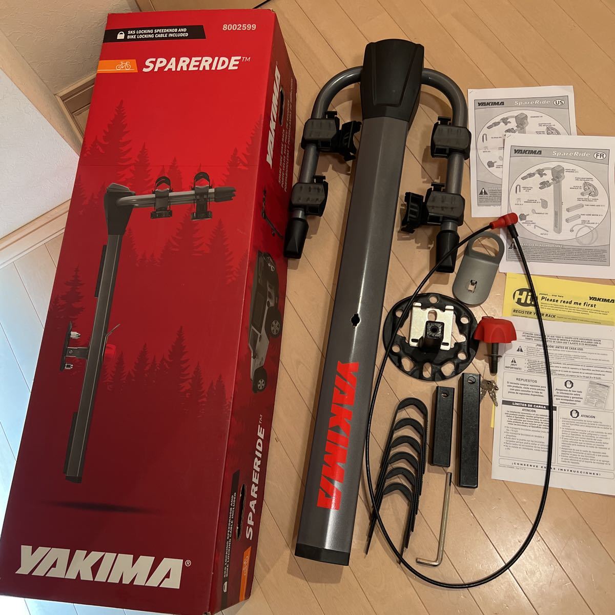 ☆中古良品☆YAKIMAヤキマ・サイクルキャリア背面(2台積み）