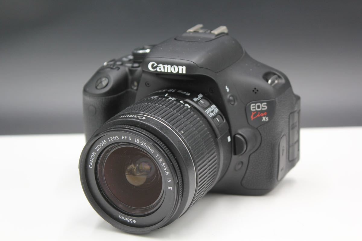 k CANON キャノン デジタル 一眼レフ カメラ EOS Kiss X5 18-55mm 55-250mm レンズ 動作確認済みEF-S 