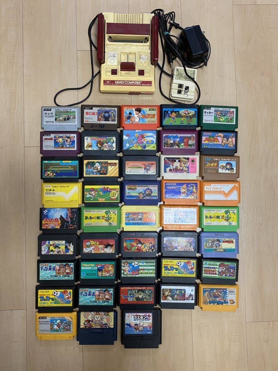 ファミリーコンピュータ本体とゲームカセットセット ファミコン 本体 ソフト セット 本体 ファミコン ファミリー