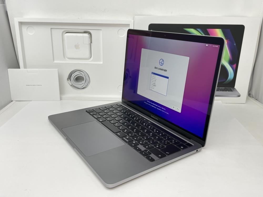 M926【美品】 充放電回数42回 MacBook Pro 2020 13インチ SSD 256GB Apple M1 MYD82J/A