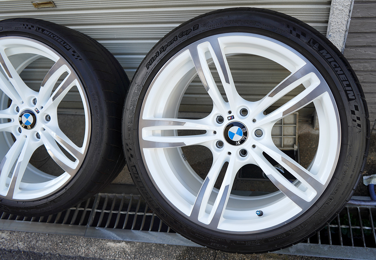 ○美品！鍛造！BMW 純正ホイール+ミシュランCUP2 4本セット(カスタム 