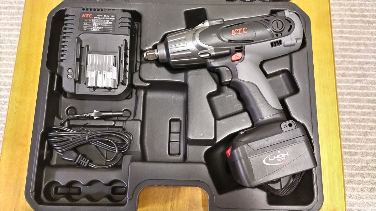 KTC ケーティーシー 12.7Sq 電動インパクトレンチ 仮締めモード採用 