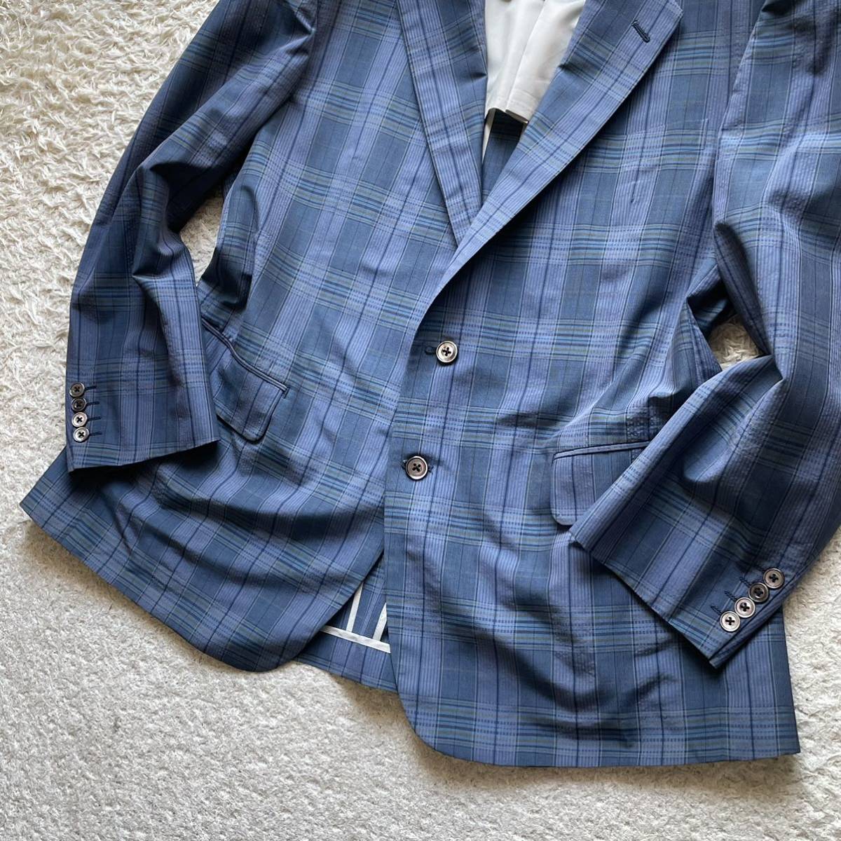 希少サイズ2XL相当 バーバリー【シルクの高級感ある雰囲気】BURBERRY 