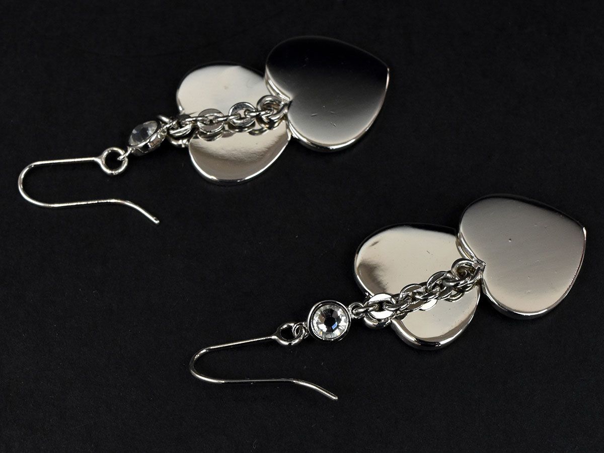 152317〇美品 Christian Dior ディオール ハート カナージュステッチ 